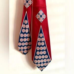 Vintage Necktie Graphic 1950s Towncraft Deluxe